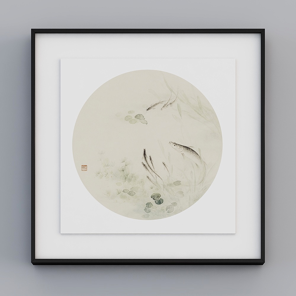 Floating Cloud Art BBA480 Flora and Fauna Chinese Mash-up Trend Living room entrance kitchen bedroom decoration painting