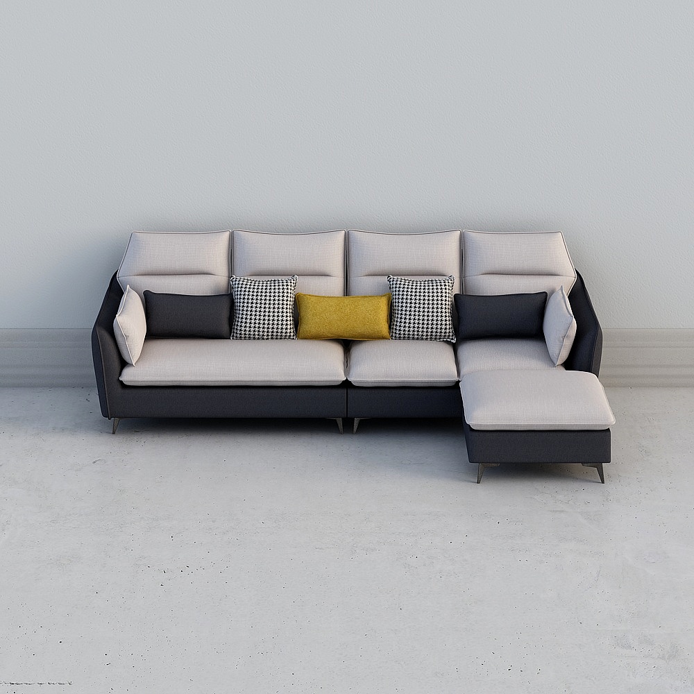 Modern minimalist sofa combination