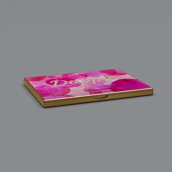 Duppy 3D Model - Elegant Design in Pink and Gold