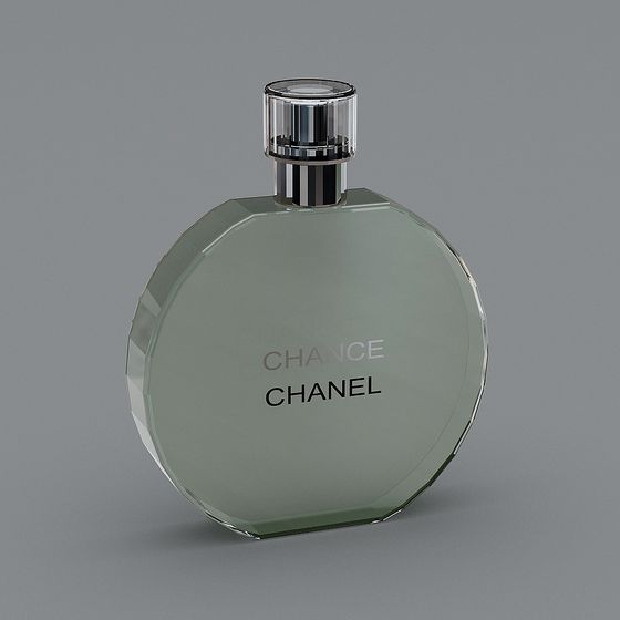Chanel Chance Perfume Bottle 3D Model for Creative Projects