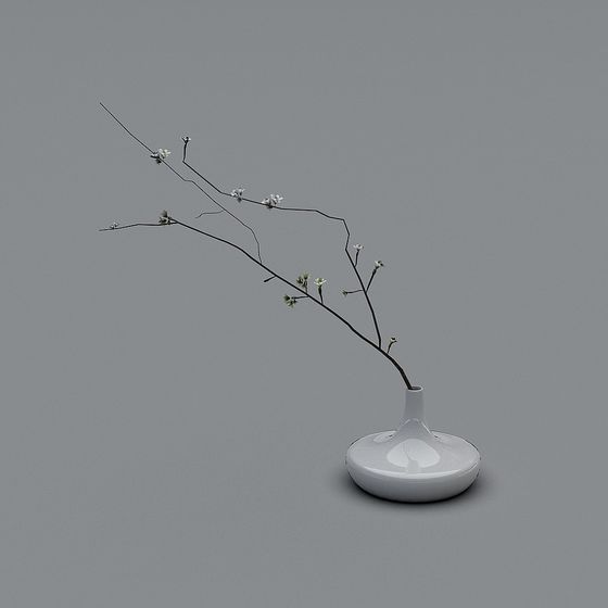 Spring Branch Vase 3D model