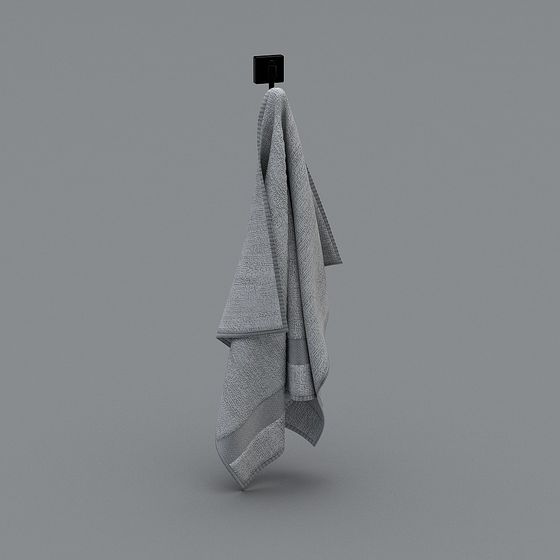 Minimalist Towel Hook 3D model