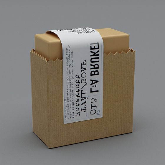 Stylish Paper Bag 3D model for Modern Design