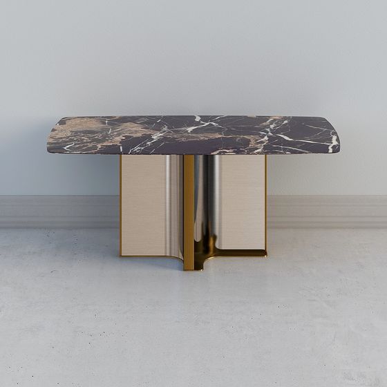 Chic Urban Luxury Side Table 3D model