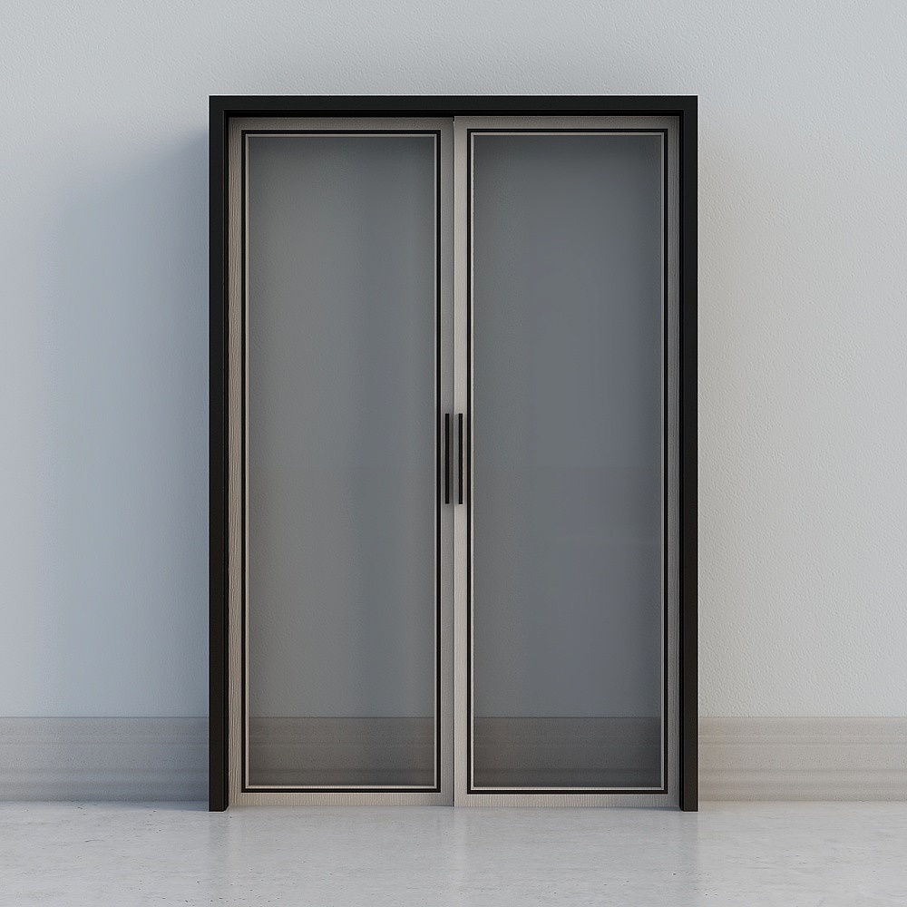 Modern flat open door-70