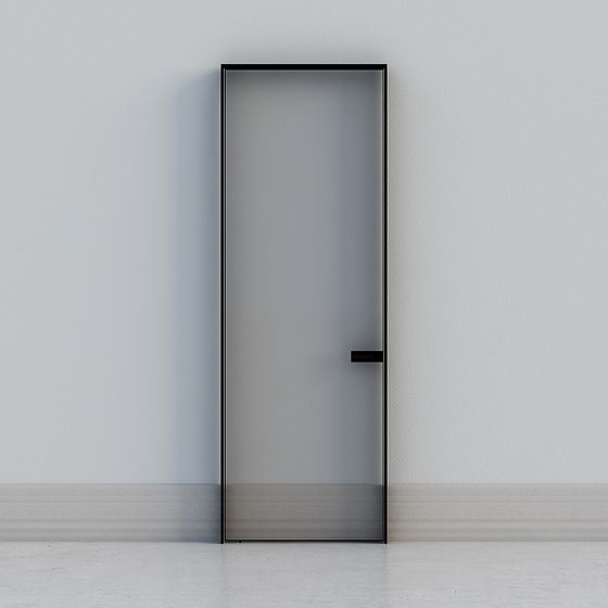 Modern Glass Door 3D model
