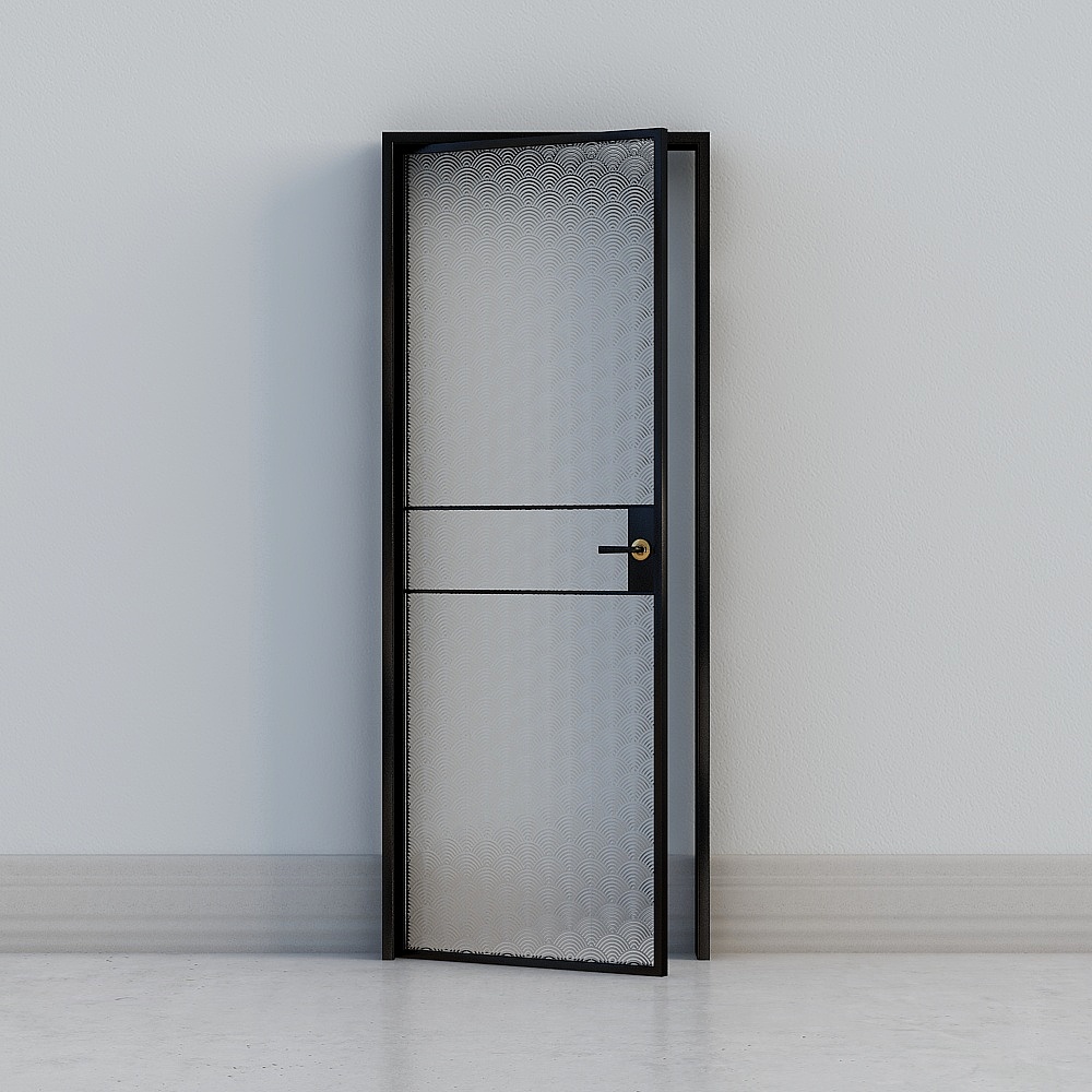 Modern flat open door-47