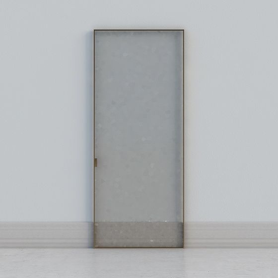 Modern Glass Door 3D model