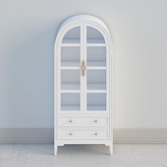 Книжный шкаф белый 2005DU01