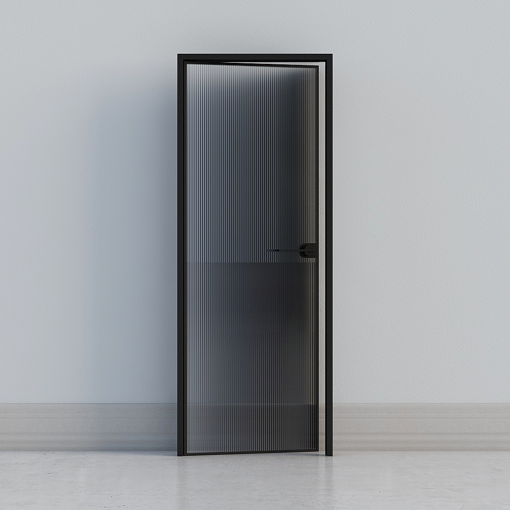 Modern Black Door