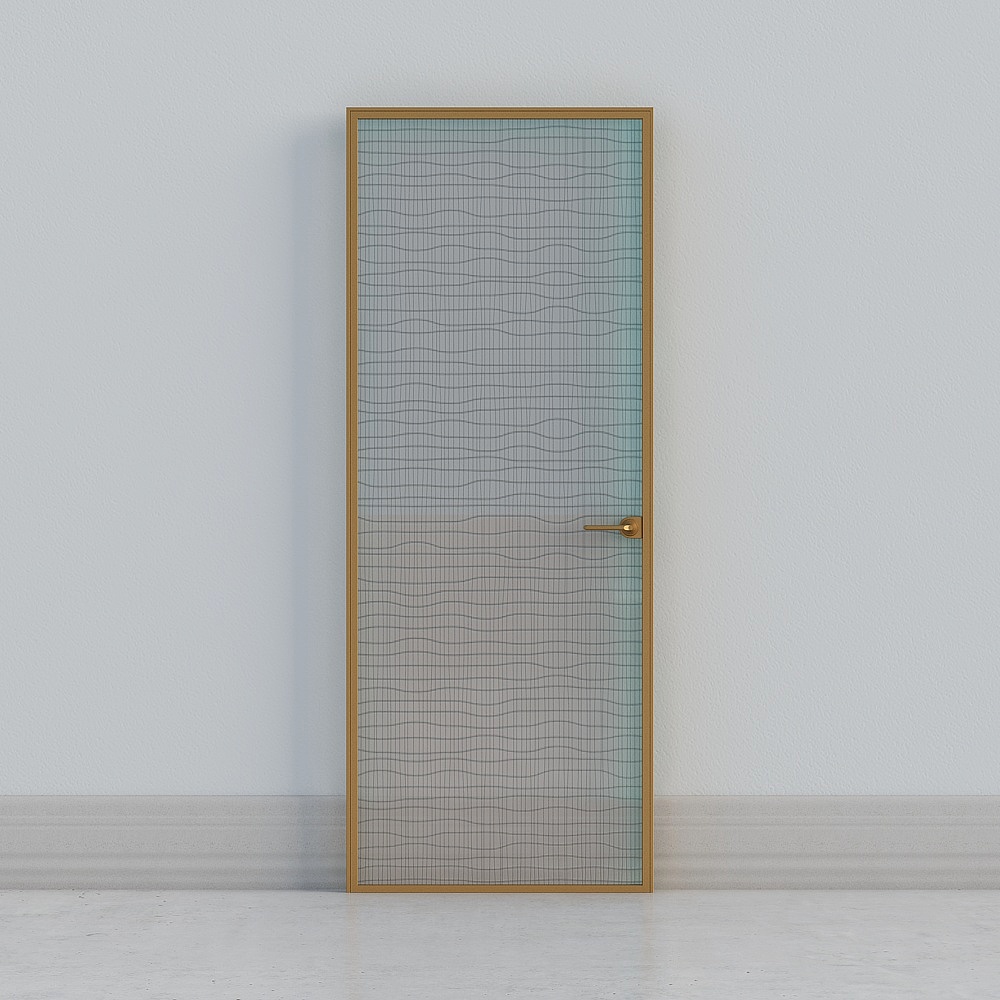 Modern flat open door-4