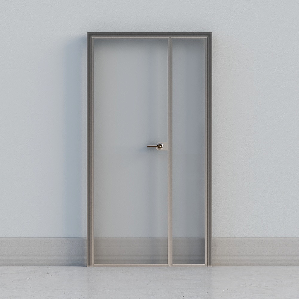 modern glass double door