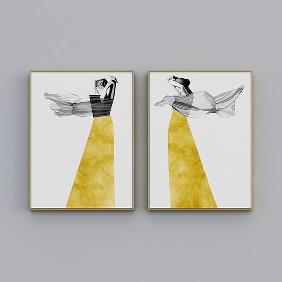 Floating Dancer 3D model for Artistic Creations