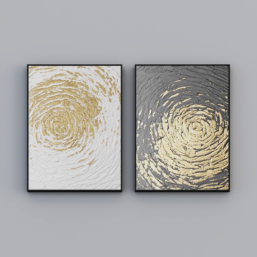 Courtesy full house with painting - living room painting - two-in-one - minimalism one