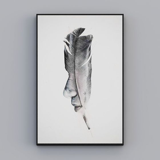 Art of Feather 3D Model
