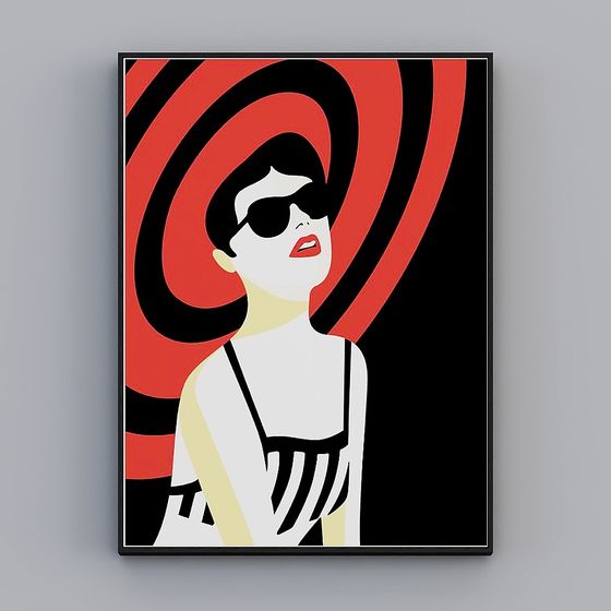 Fashion Vortex Lady 3D model