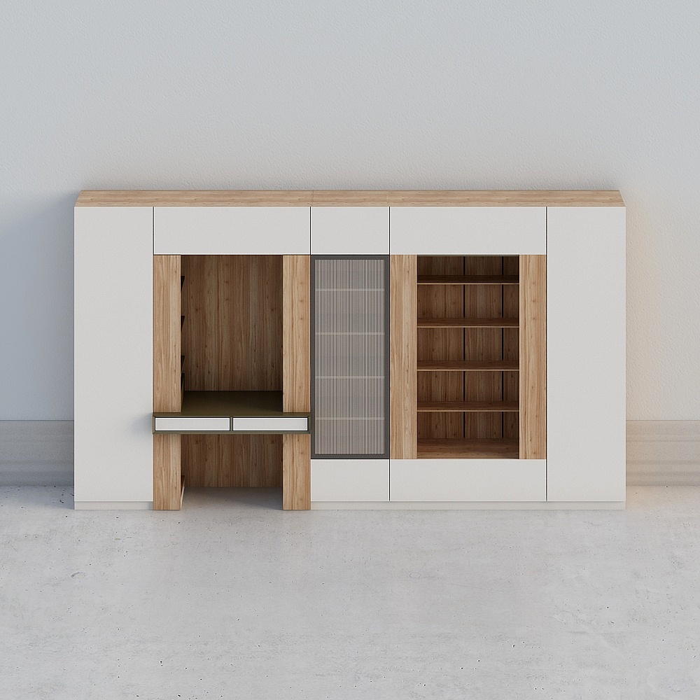 Libreria Stile Industriale Eiffel - Noce Chiaro PWMA0134