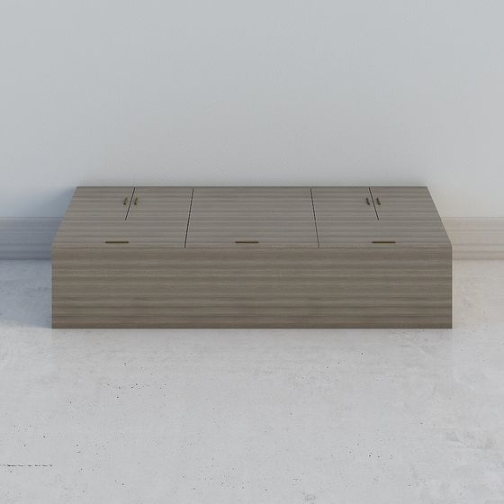 Cozy Gray Tatami 3D Model for Traditional Spaces