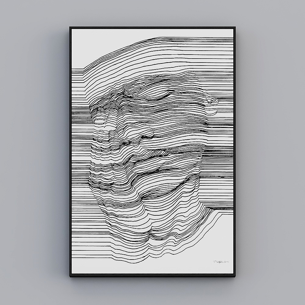 Nhà lịch sự với tranh - tranh Hyunguan - Minimalist Series 6