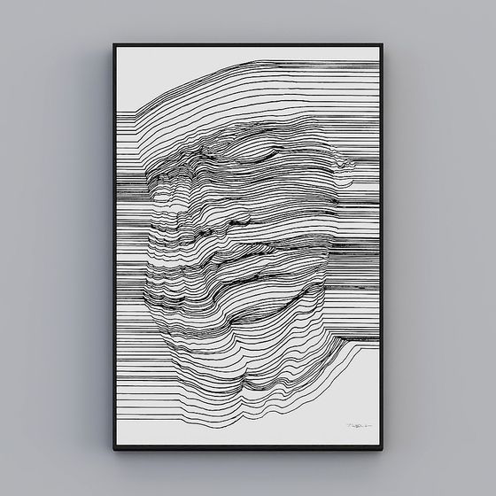 Nhà lịch sự với tranh - tranh Hyunguan - Minimalist Series 6