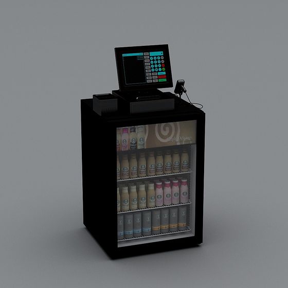 Mini Convenience Cooler 3D Model