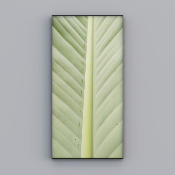 Tropical Leaf 3D Model for Creative Projects