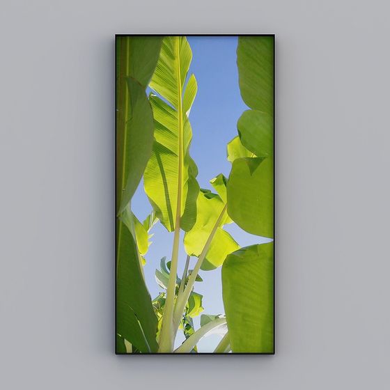 Vibrant Banana Leaf 3D model for Creative Projects
