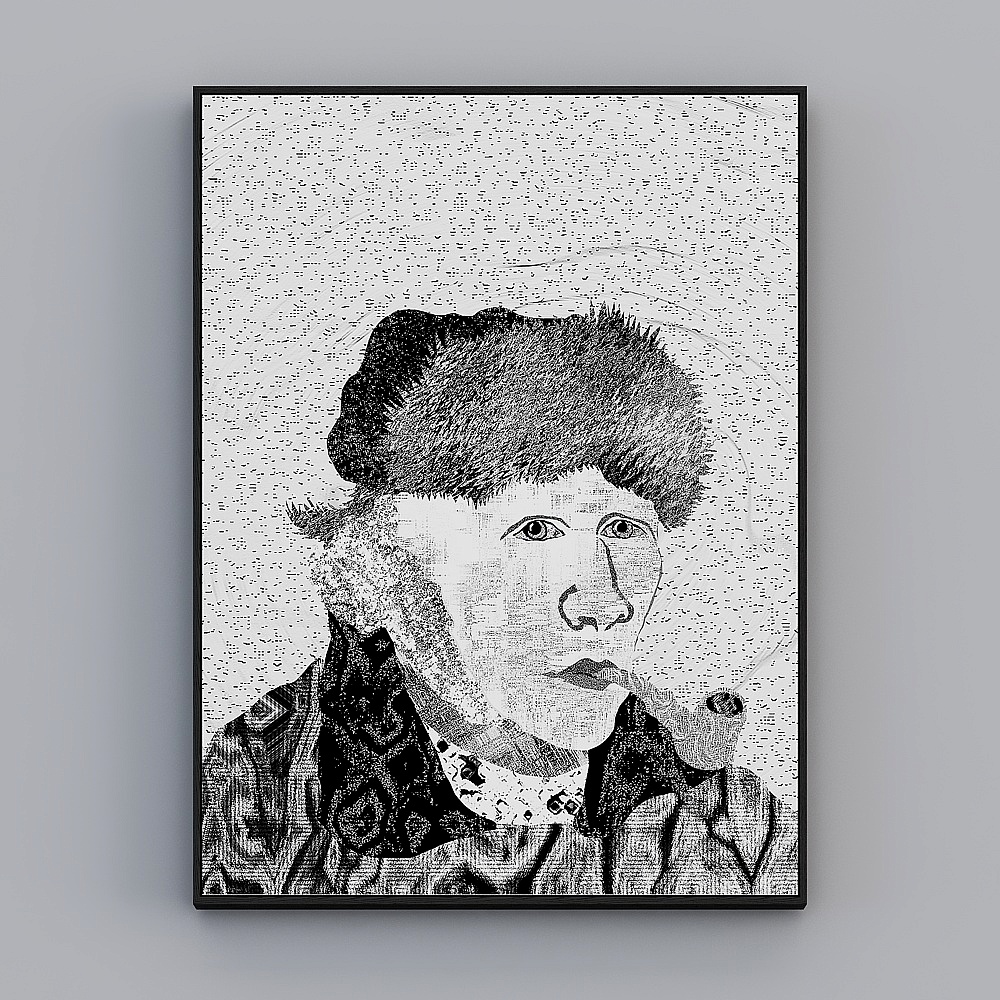 Retro Smoker 3D model for Artistic Creations