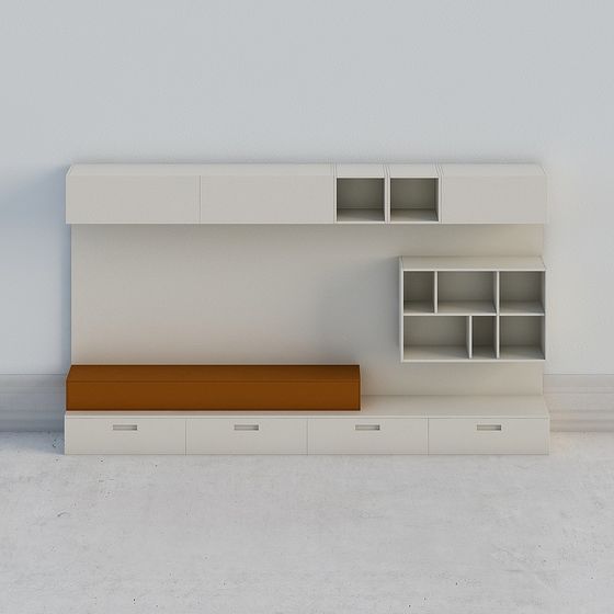 Contemporary City Living Cabinet 3D model