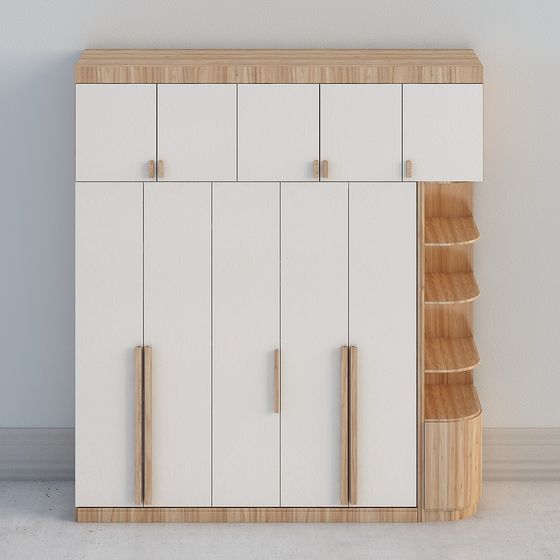 City Corner Storage Cabinet 3D model