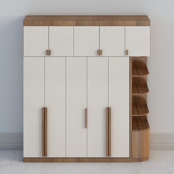 Urban Corner Storage Cabinet 3D model