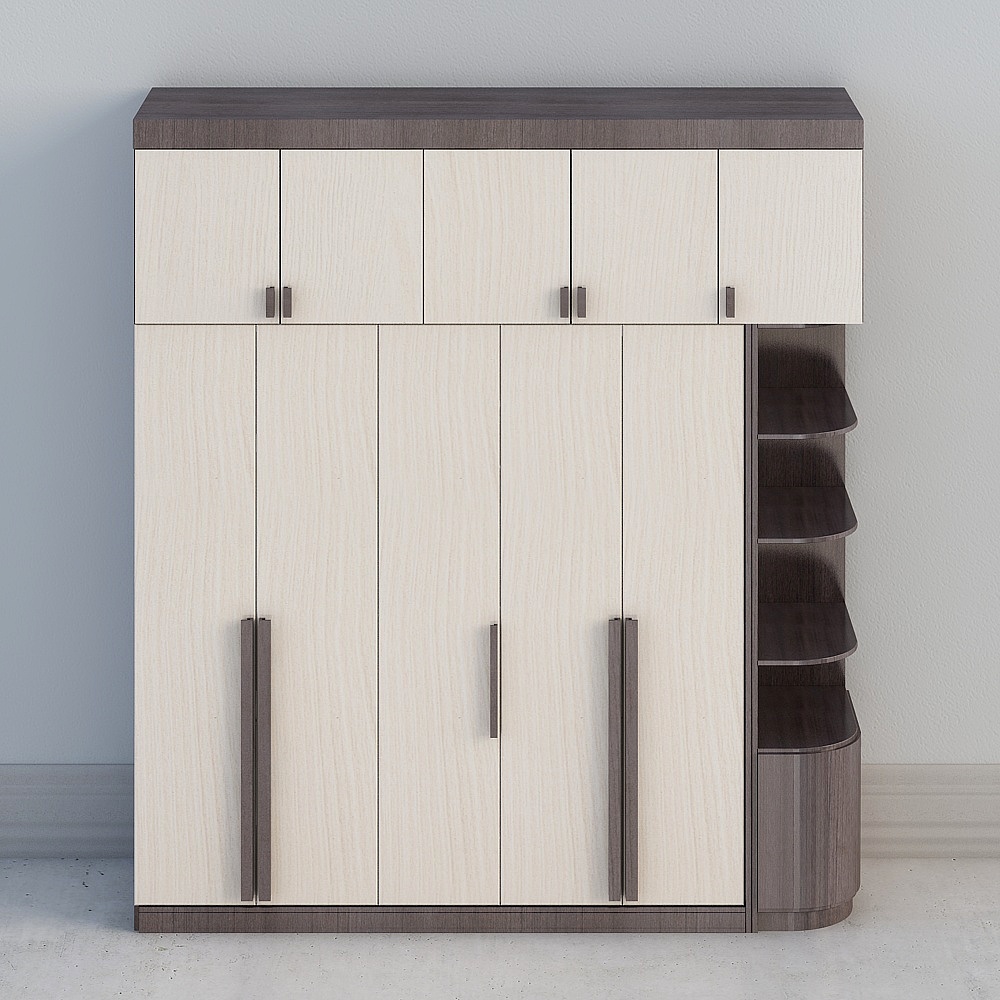 Tủ gió phòng ngủ chính phong cách tối giản hiện đại - bưởi mực PWMA0127