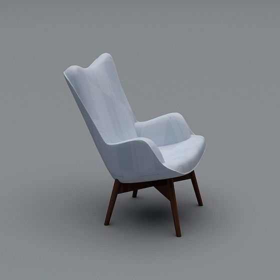 Stylish Minimalist Chair 3D model for Creative Projects
