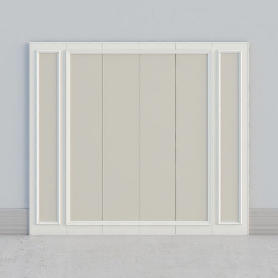 Minimalist Door Panel 3D model