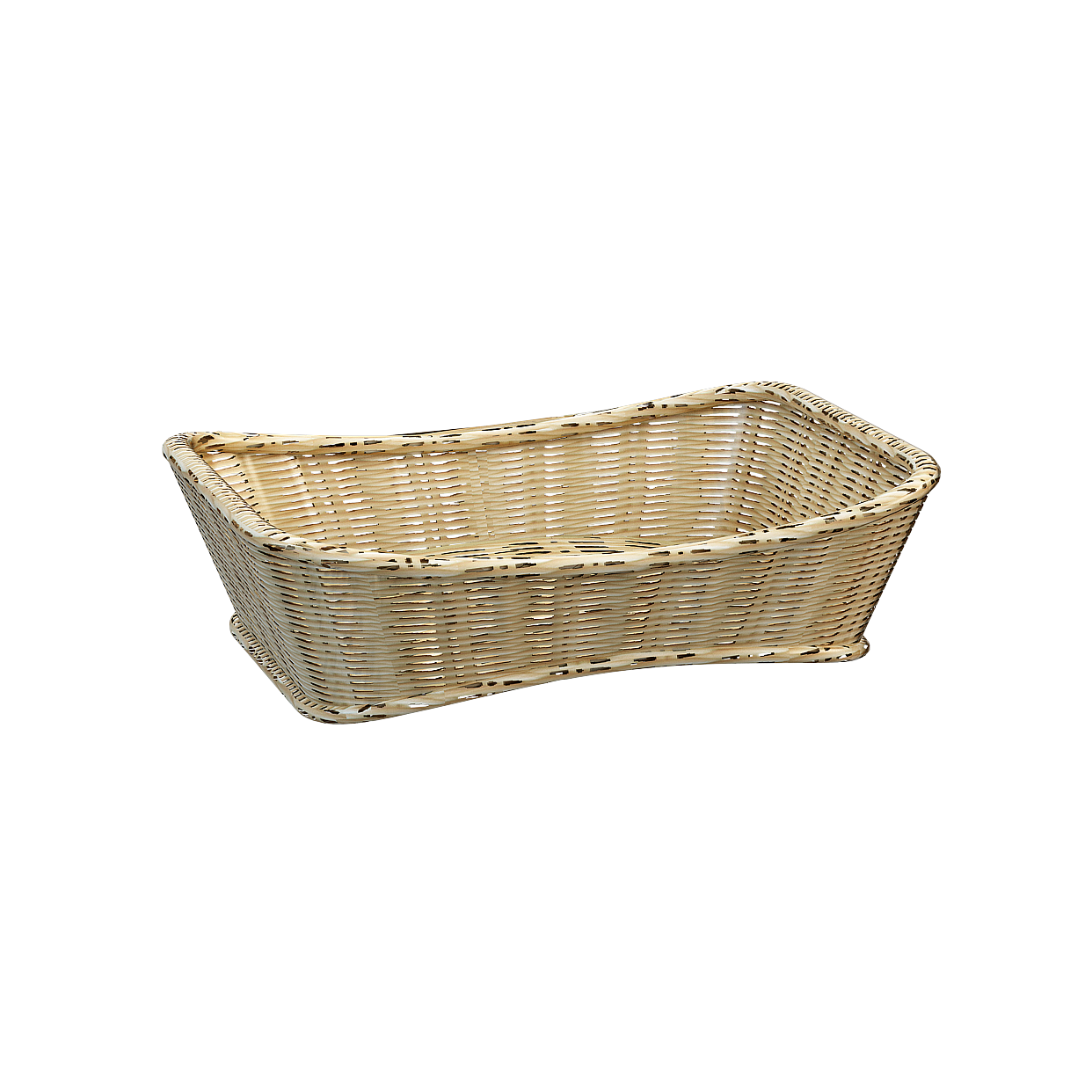Handcrafted Wicker Basket 3D Model – Rustic Textured