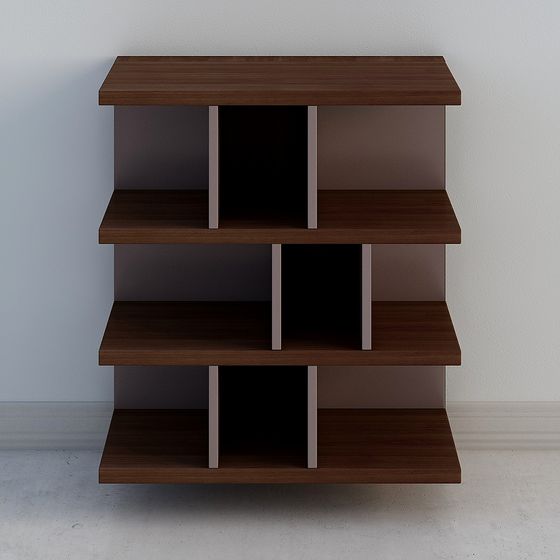 Urban Shelf 3D model - Modern Minimalist Design