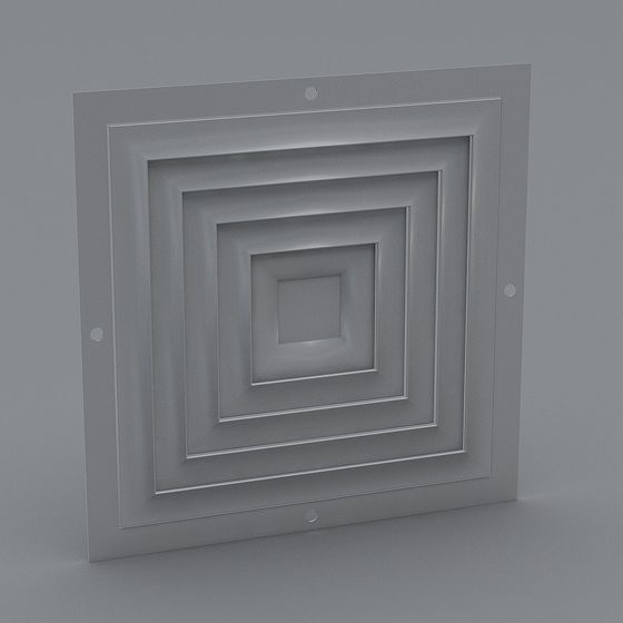 Depth Squares 3D model for Creative Projects