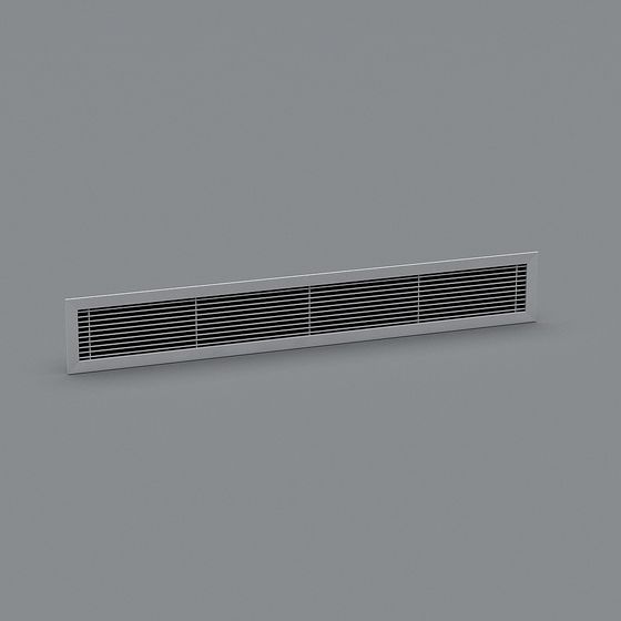 Stylish Low-Polygon Air Vent 3D Model for Modern Spaces