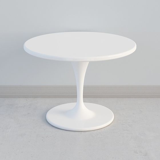 Tulip Table 3D model for Modern Interiors