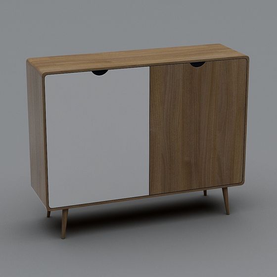 Mid-Century Modern Sideboard 3D model