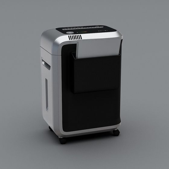 Stylish 3D Paper Shredder Model