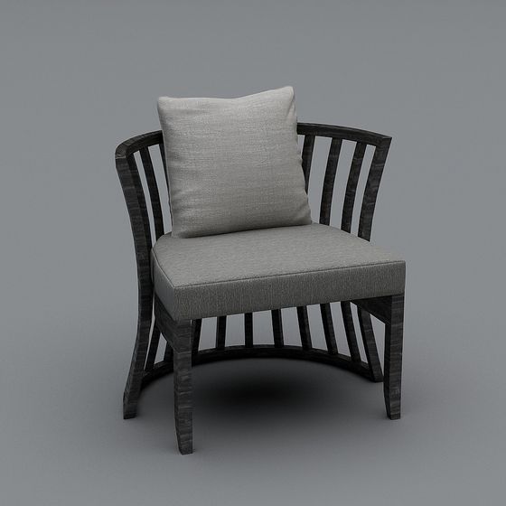 Elegant Scandinavian-Inspired Chair 3D model