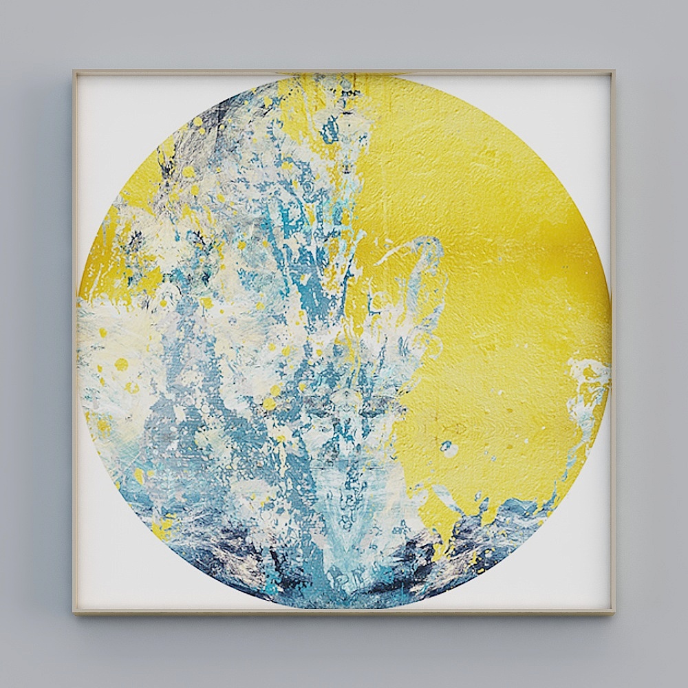 The whole house with painting - crystal porcelain - garden