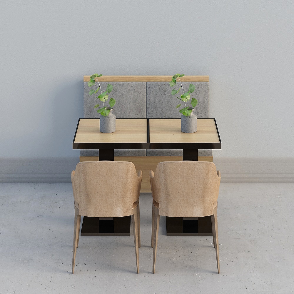 Urban Corner Dining Table 3D model