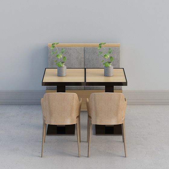 Urban Corner Dining Table 3D model