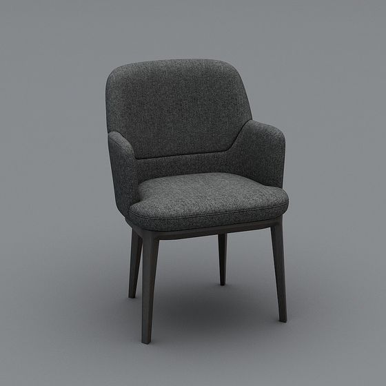 Urban Leisure Chair 3D model for Creative Spaces