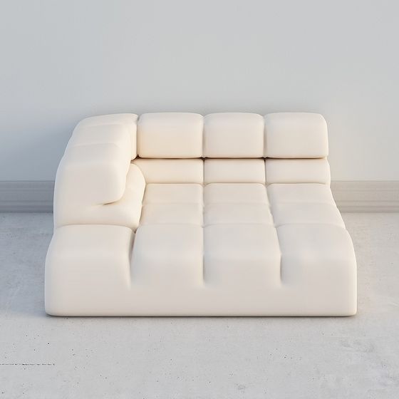 Low Polygon Minimalist Sofa 3D model