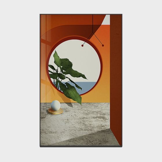 Low Poly Modern Aesthetic 3D model