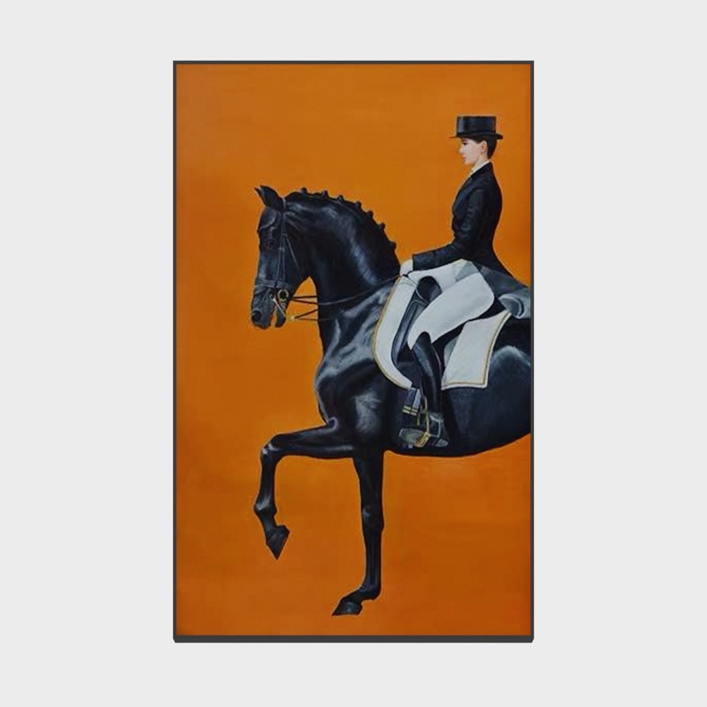 Roshan - Modern Wind - Living Room Dining Room Decorative Painting - My Big Dark Horse A