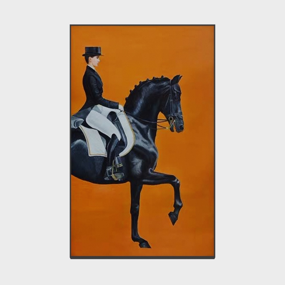 Roshan - Modern Wind - Living Room Dining Room Decorative Painting - My Big Dark Horse B